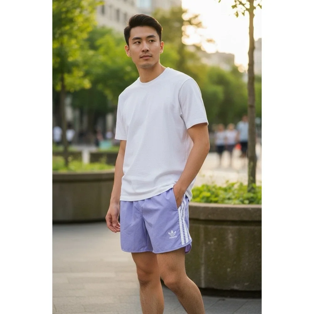 Adidas M 2XL‎ Violet Tone Sprinter Shorts
